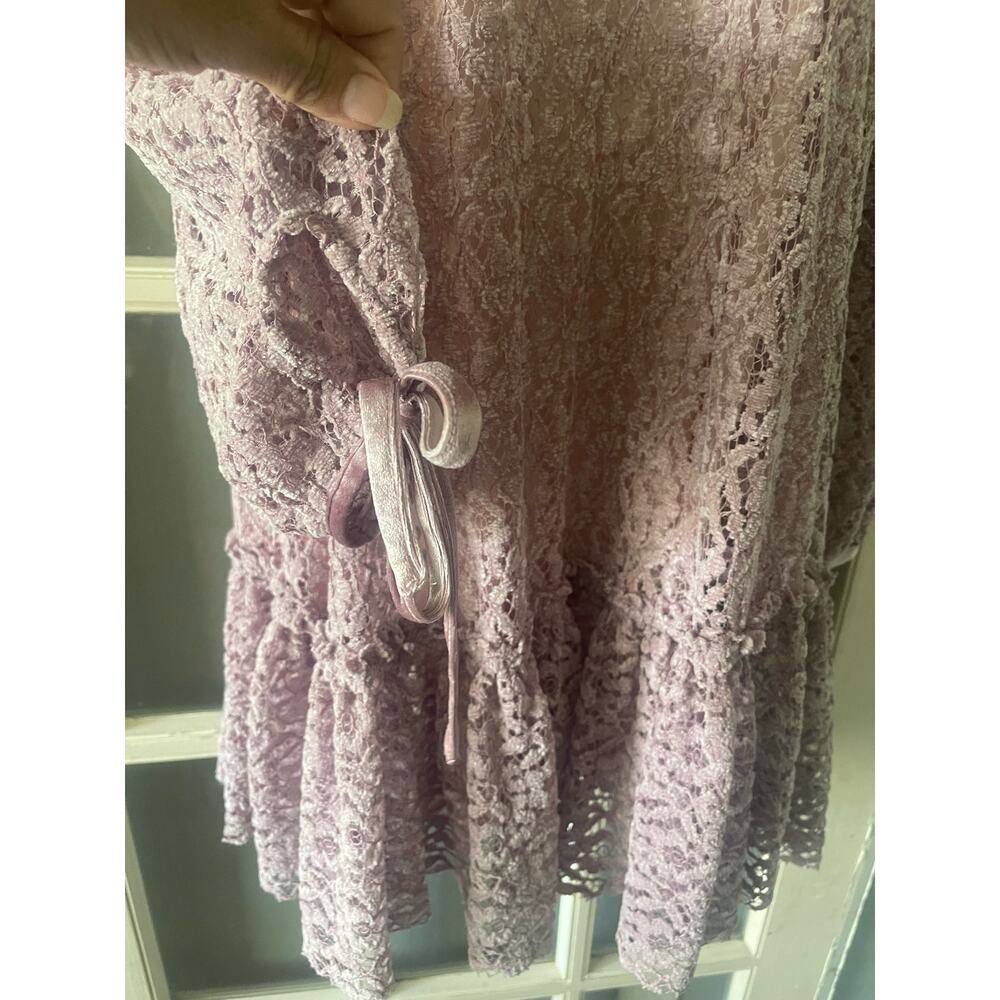 Free People Jenny Purple Crush Velvet Dress - Picture 7 of 11